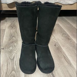 UGG Bailey Bow Tall Boot Black size 9